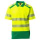 KOSZULKA POLO KRÓTKI RĘKAW ROAD - ŻÓŁTY FLUO-ŻELOWY ZIELONY