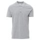 KOSZULKA POLO KRÓTKI RĘKAW ROME MELANGE - SZARY MELANŻ