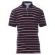 KOSZULKA POLO KRÓTKI RĘKAW SHEFFIELD - GRANATOWY-CZERWONO-BIAŁO-CZERWONY