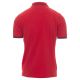 KOSZULKA POLO KRÓTKI RĘKAW SKIPPER - CZERWONY-GRANATOWY