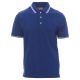 KOSZULKA POLO KRÓTKI RĘKAW SKIPPER - KRÓLEWSKI NIEBIESKI-BIAŁY