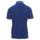 KOSZULKA POLO KRÓTKI RĘKAW SKIPPER - KRÓLEWSKI NIEBIESKI-BIAŁY