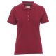 KOSZULKA POLO KRÓTKI RĘKAW VENICE LADY - BORDOWY