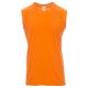 KOSZULKA T-SHIRT BEZ RĘKAWÓW SHORE - POMARAŃCZOWY