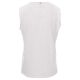 KOSZULKA T-SHIRT BEZ RĘKAWÓW SMASH - BIAŁY