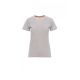 KOSZULKA T-SHIRT DAMSKA SUNSET LADY MELANGE - SZARY MELANŻ