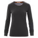 KOSZULKA T-SHIRT DŁUGI RĘKAW PINETA LADY - ANTRACYTOWY