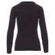 KOSZULKA T-SHIRT DŁUGI RĘKAW PINETA LADY - CZARNY