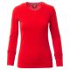 KOSZULKA T-SHIRT DŁUGI RĘKAW PINETA LADY - CZERWONY