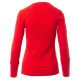 KOSZULKA T-SHIRT DŁUGI RĘKAW PINETA LADY - CZERWONY