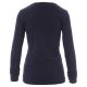 KOSZULKA T-SHIRT DŁUGI RĘKAW PINETA LADY - GRANATOWY