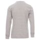 KOSZULKA T-SHIRT DŁUGI RĘKAW PINETA MELANGE - SZARY MELANŻ