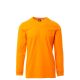KOSZULKA T-SHIRT DŁUGI RĘKAW PINETA - POMARAŃCZOWY