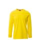 KOSZULKA T-SHIRT DŁUGI RĘKAW PINETA - ŻÓŁTA