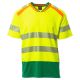 KOSZULKA T-SHIRT KRÓTKI RĘKAW ALLEY - ŻÓŁTY FLUO-ŻELOWY ZIELONY