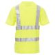 KOSZULKA T-SHIRT KRÓTKI RĘKAW AVENUE - ŻÓŁTY FLUO