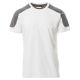 KOSZULKA T-SHIRT KRÓTKI RĘKAW CORPORATE - BIANCO-SMOKE