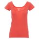 KOSZULKA T-SHIRT KRÓTKI RĘKAW FLORIDA - ŻYWY KORALOWY