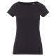 KOSZULKA T-SHIRT KRÓTKI RĘKAW PARTY LADY - CZARNY