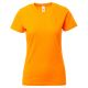 KOSZULKA T-SHIRT KRÓTKI RĘKAW PRINT LADY - POMARAŃCZOWY