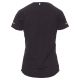 KOSZULKA T-SHIRT KRÓTKI RĘKAW RUNNING LADY - CZARNY