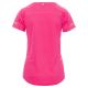 KOSZULKA T-SHIRT KRÓTKI RĘKAW RUNNING LADY - FUKSJOWY FLUO