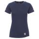 KOSZULKA T-SHIRT KRÓTKI RĘKAW RUNNING LADY - GRANATOWY