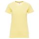 KOSZULKA T-SHIRT KRÓTKI RĘKAW SUNSET LADY - JASNOLIMONKOWY