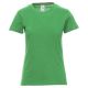 KOSZULKA T-SHIRT KRÓTKI RĘKAW SUNSET LADY - ŻELOWY ZIELONY