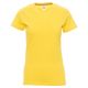 KOSZULKA T-SHIRT KRÓTKI RĘKAW SUNSET LADY - ŻÓŁTA
