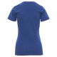 KOSZULKA T-SHIRT KRÓTKI RĘKAW V-NECK LADY - KRÓLEWSKI NIEBIESKI