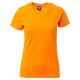 KOSZULKA T-SHIRT KRÓTKI RĘKAW V-NECK LADY - POMARAŃCZOWY