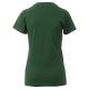 KOSZULKA T-SHIRT KRÓTKI RĘKAW V-NECK LADY - ZIELONY