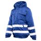 KURTKA OCIEPLANA BRIXTON SNOW PASY ODBLASKOWE - NIEBIESKI