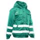 KURTKA OCIEPLANA BRIXTON SNOW PASY ODBLASKOWE - ZIELONY