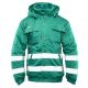 KURTKA OCIEPLANA BRIXTON SNOW PASY ODBLASKOWE - ZIELONY