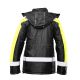 KURTKA OCIEPLANA SEVEN KINGS RIVAL - CZARNY-ŻÓŁTY