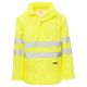 KURTKA PRZECIWDESZCZOWA OSTRZEGAWCZA HIVIS HURRICANE-JACKET - ŻÓŁTY FLUO
