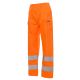 KURTKA PRZECIWDESZCZOWA OSTRZEGAWCZA HIVIS HURRICANE-PANTS - POMARAŃCZOWY FLUO