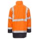 KURTKA ROBOCZA OSTRZEGAWCZA HIVIS DOCKYARD - POMARAŃCZOWY FLUO-GRANATOWY