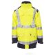 KURTKA ROBOCZA OSTRZEGAWCZA HIVIS HISAFE - ŻÓŁTY FLUO-GRANATOWY