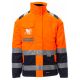 KURTKA ROBOCZA OSTRZEGAWCZA HIVIS HISPEED LADY - POMARAŃCZOWY FLUO-GRANATOWY