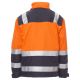 KURTKA ROBOCZA OSTRZEGAWCZA HIVIS HISPEED - POMARAŃCZOWY FLUO-GRANATOWY