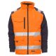 KURTKA ROBOCZA OSTRZEGAWCZA HIVIS HIWAY - POMARAŃCZOWY FLUO-GRANATOWY