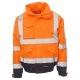 KURTKA ROBOCZA PADDOCK - POMARAŃCZOWY FLUO-GRANATOWY