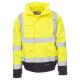 KURTKA ROBOCZA PADDOCK - ŻÓŁTY FLUO-GRANATOWY