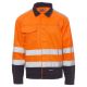 KURTKA ROBOCZA SAFE HI-VI WINTER - POMARAŃCZOWY FLUO-GRANATOWY