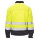 KURTKA ROBOCZA SAFE HI-VI WINTER - ŻÓŁTY FLUO-GRANATOWY