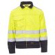 KURTKA ROBOCZA SAFE HI-VI - ŻÓŁTY FLUO-GRANATOWY