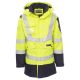 KURTKA ROBOCZA SHIELD - ŻÓŁTY FLUO-GRANATOWY